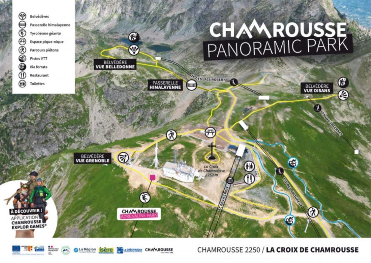 Le T2 Douillet D'Uriage - Residence Le Louvre - Cure Thermale Uriage- Proche Chamrousse - Jusqu'A 3 Personnes - Region Agreable En Toute Saison Vaulnaveys-le-Haut エクステリア 写真